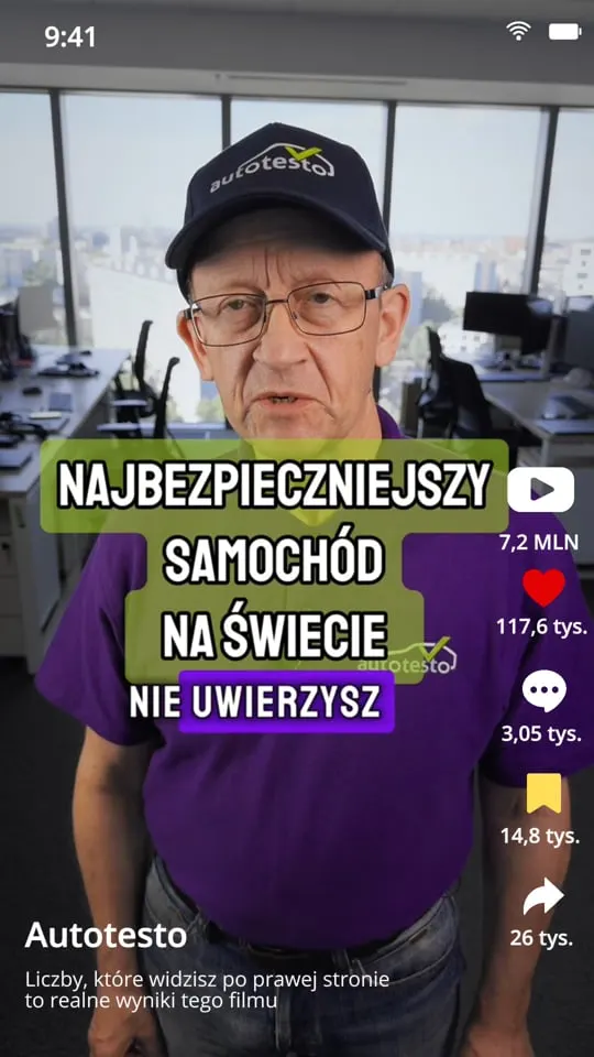 Autotesto: najbezpieczniejszy samochód na świecie
